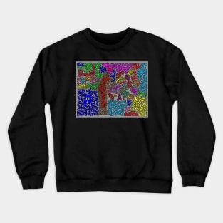 Abstract Drawing Crewneck Sweatshirt